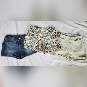 3 Pairs Size Medium 7/8 Justice Jeans, 365 Kids, Wonder Nation